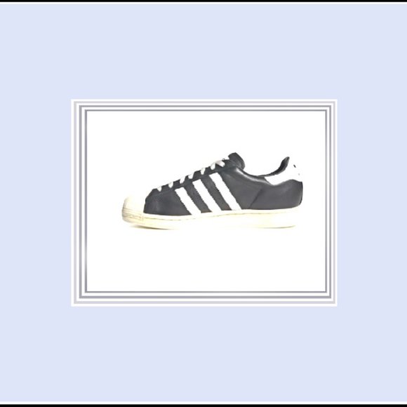 New Men\'s Adidas Superstar Blue & White Athletic Shoes/Sneakers, 10 main image 5